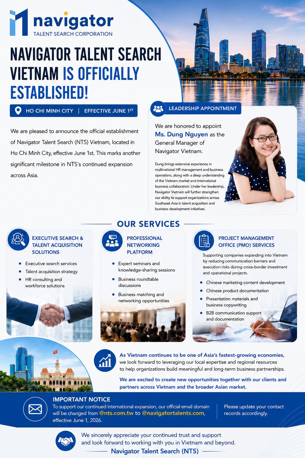 Navigator Talents Search Vietnam Office Launch